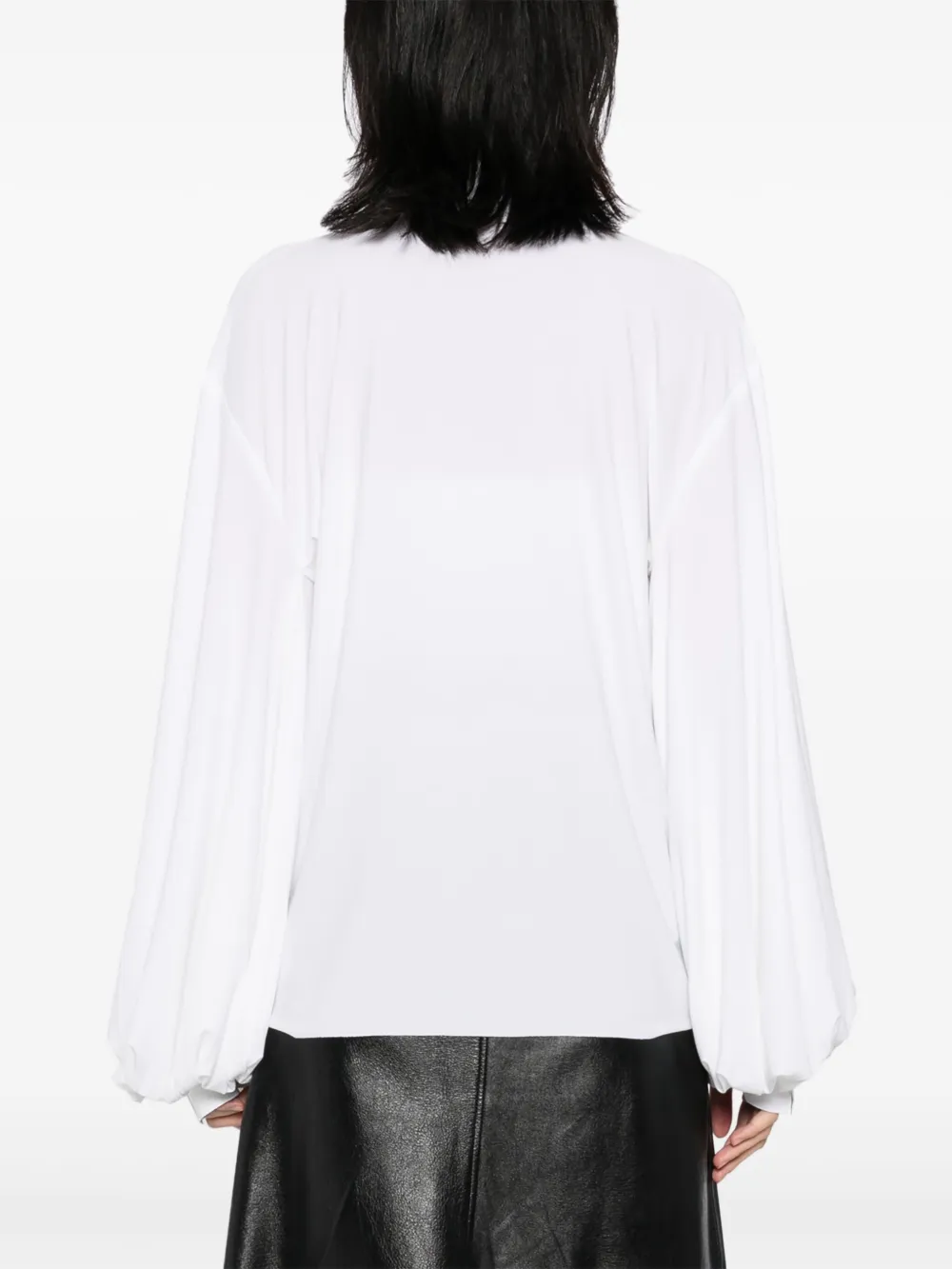 Norma Kamali Blouse met lange mouwen Wit
