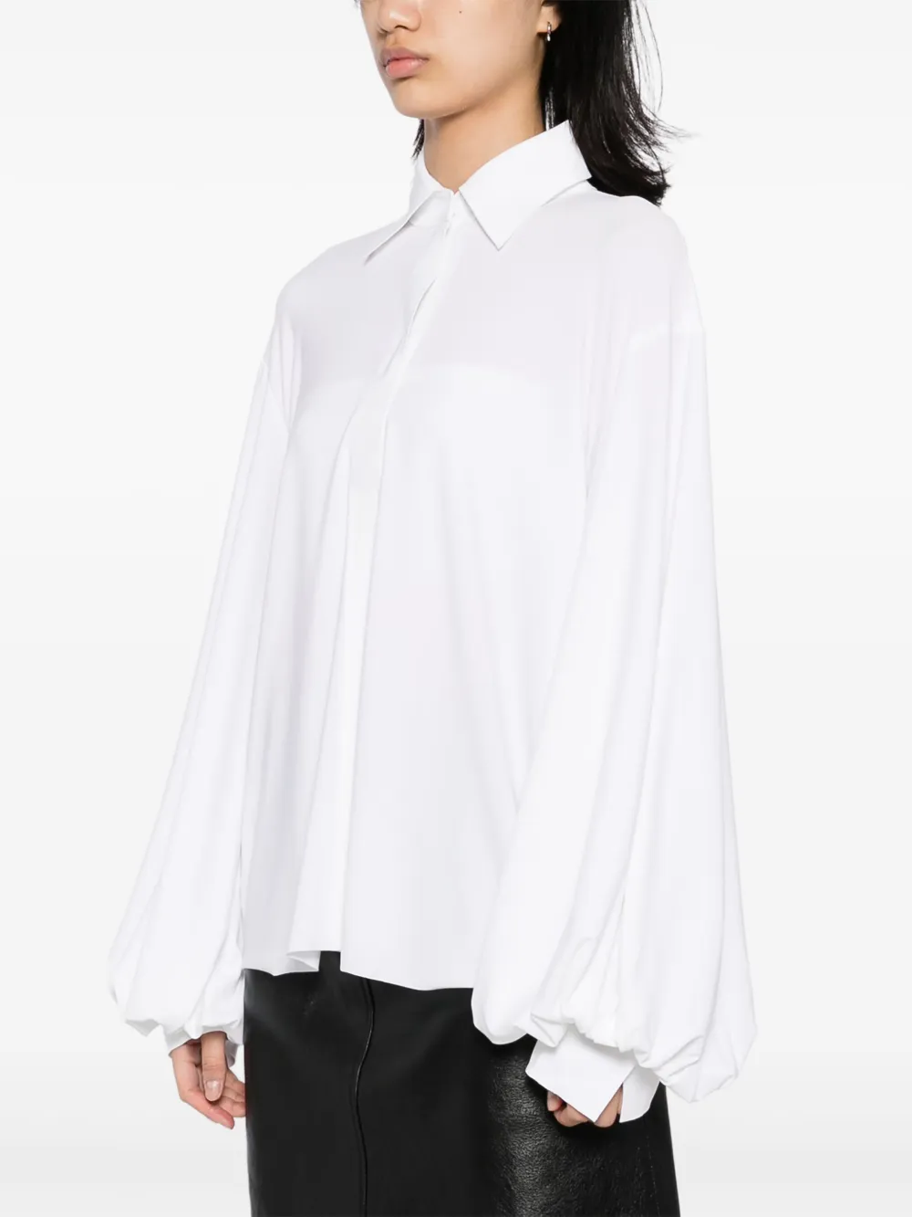 Norma Kamali Blouse met lange mouwen Wit
