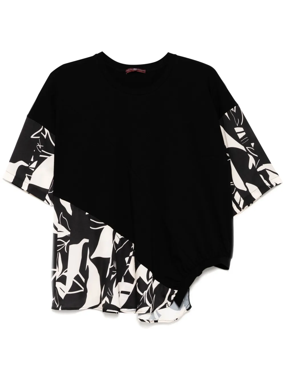High Metamorphic Blouse In Black