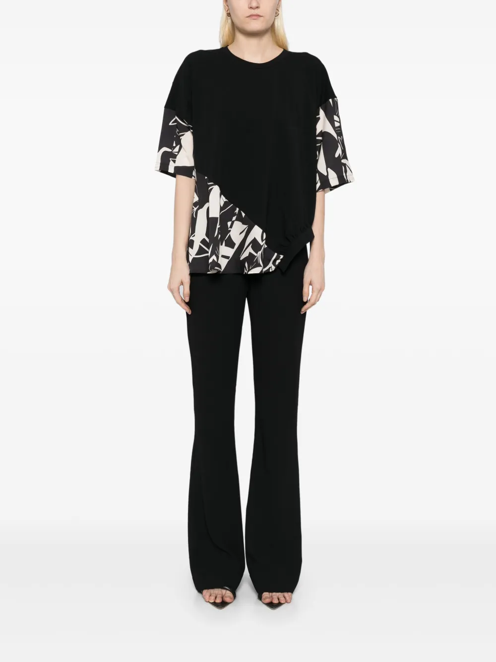 High Metamorphic blouse - Zwart