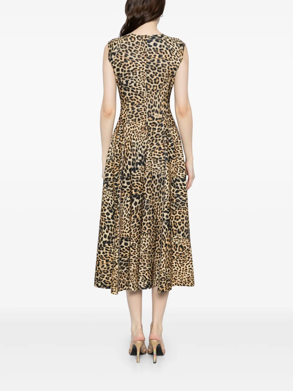 Norma Kamali Grace jurk Beige