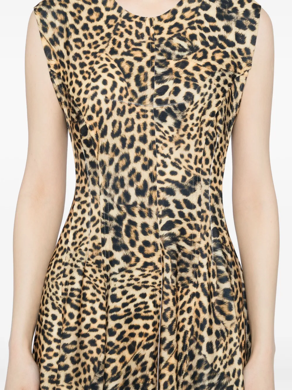 Norma Kamali Grace jurk Beige