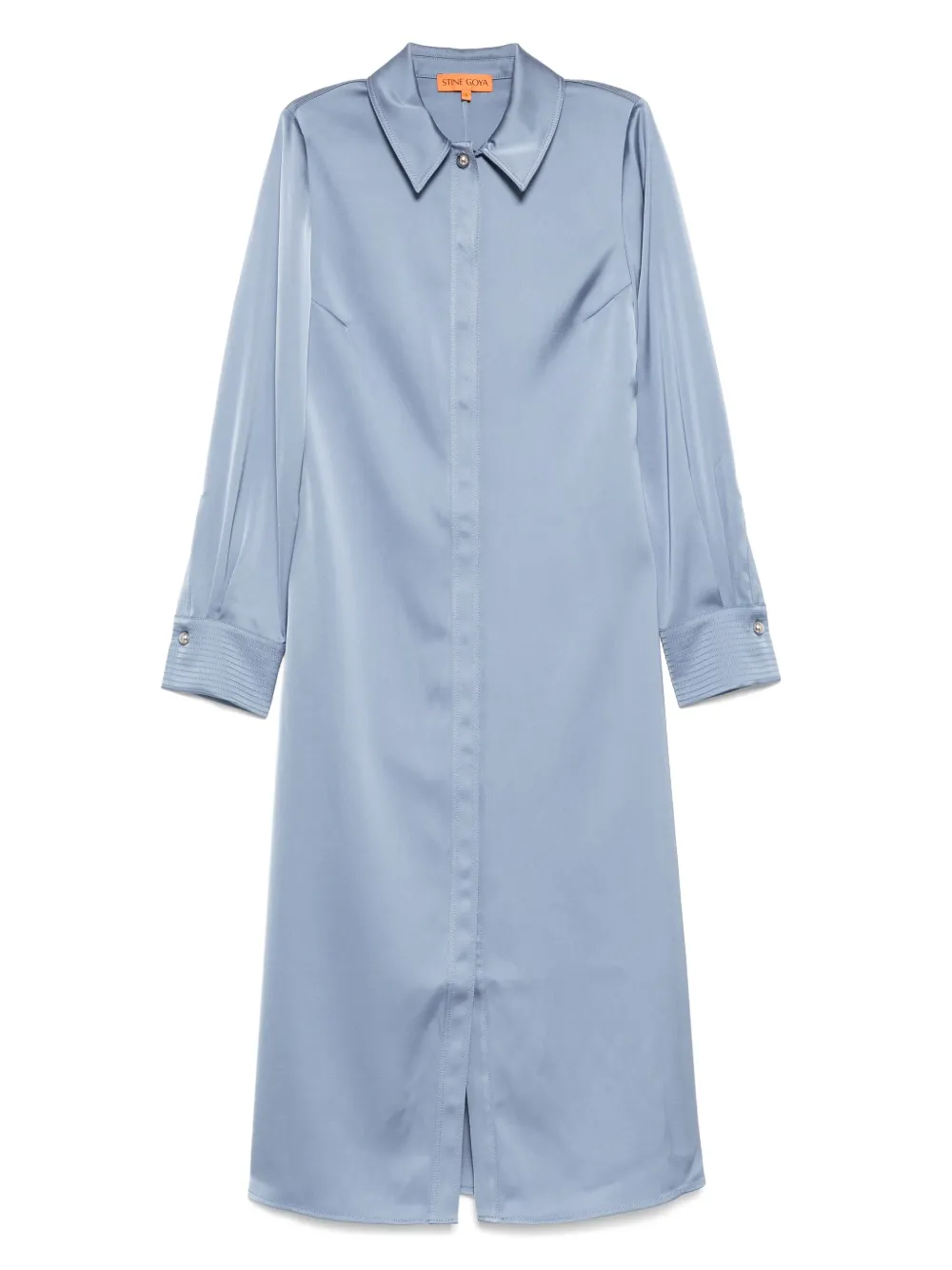 collared midi dress