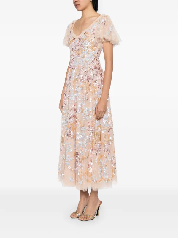 slim fit dress slacks Sunburst Yellow Embellished Tulle Gown main image 0