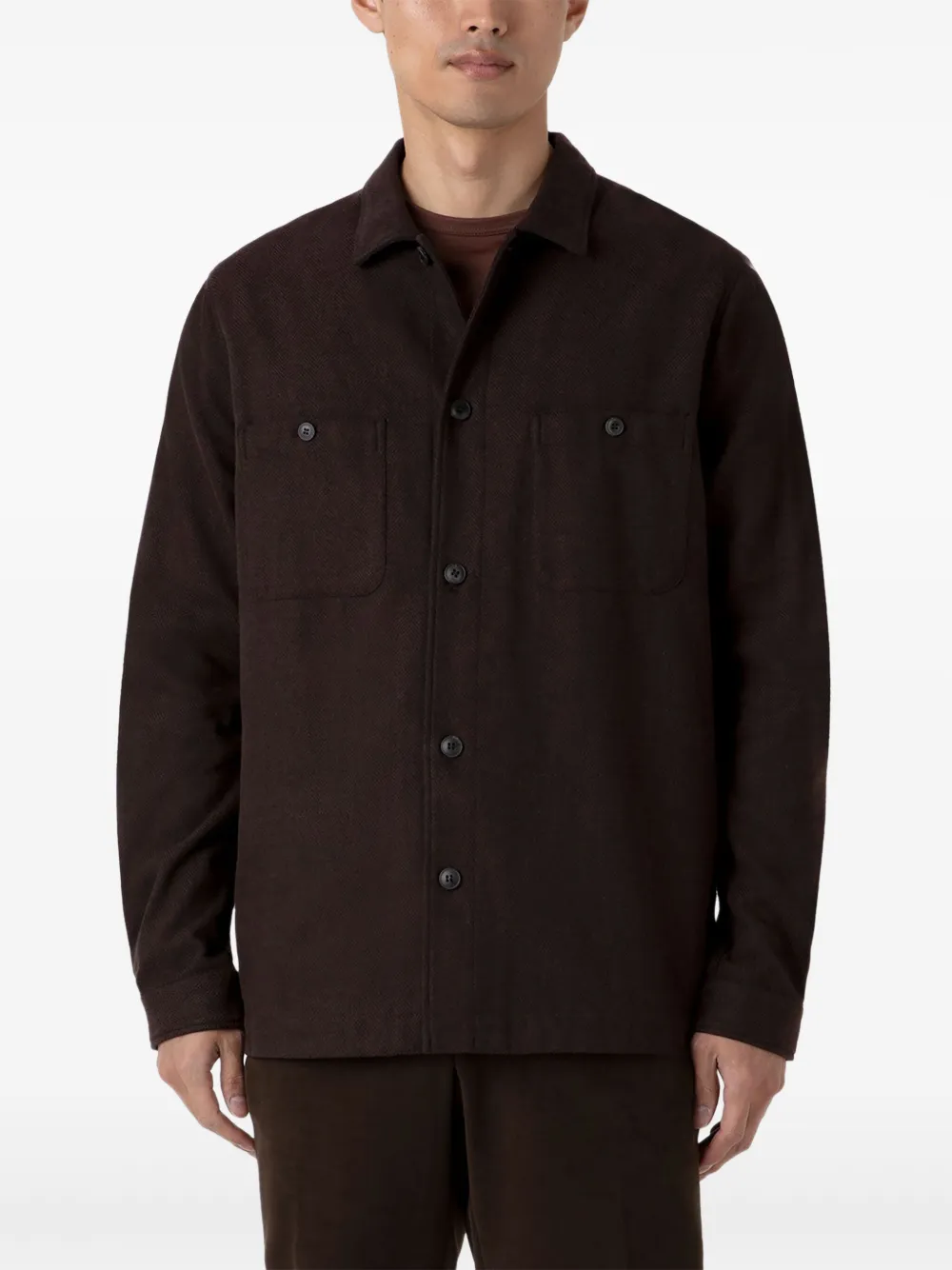 Sunspel Long-sleeve Shirt - Brown 