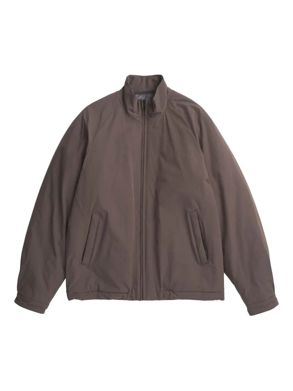 Norse Projects Korso zip-front quilted jacket Bruin