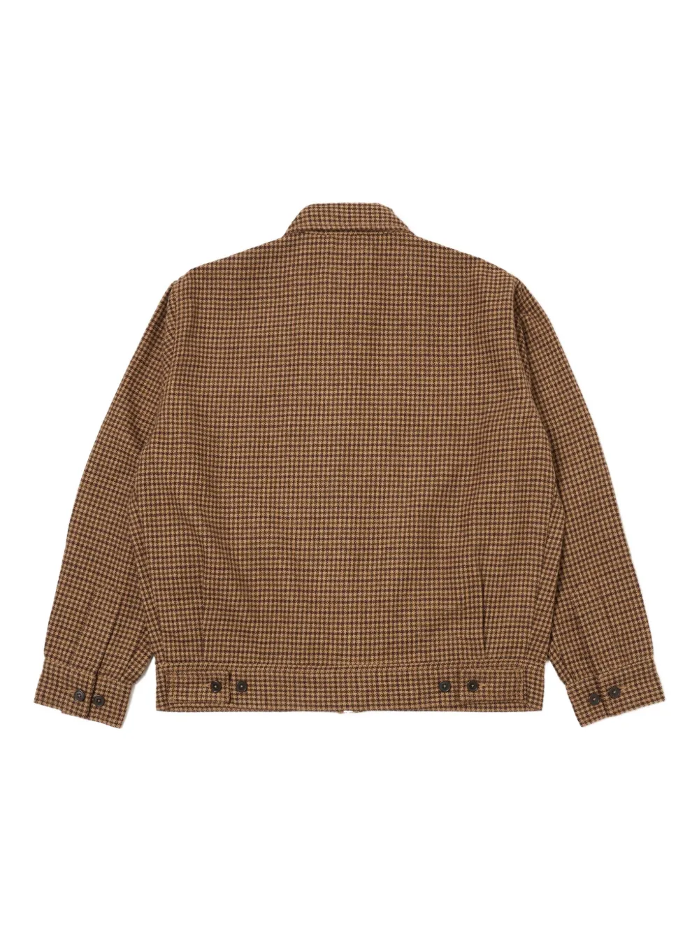 Universal Works houndstooth zip-front jacket | Shirt Jackets | Image 2