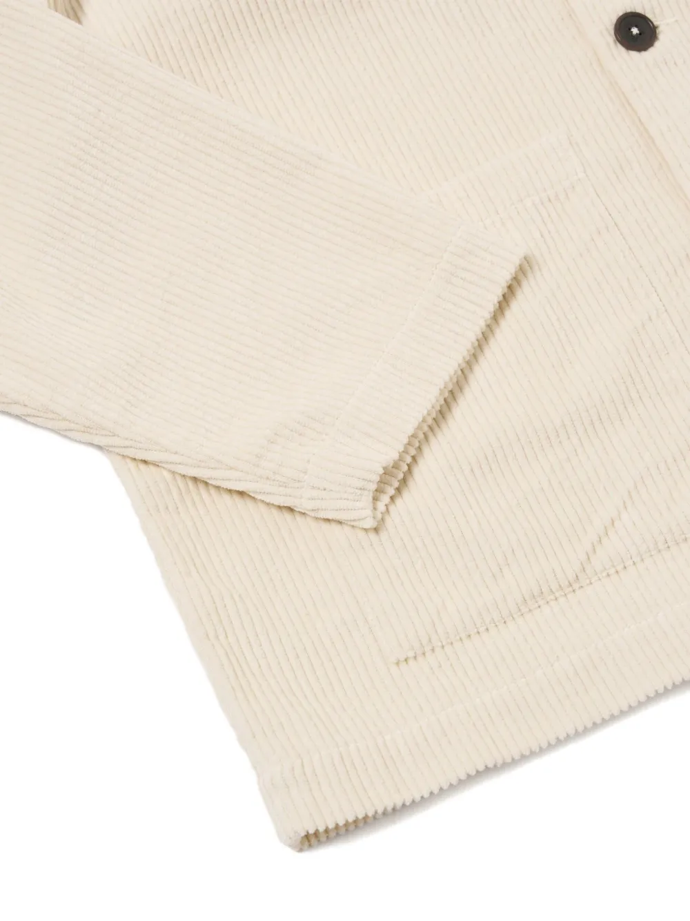 Universal Works Jack met ribfluwelen zak Beige