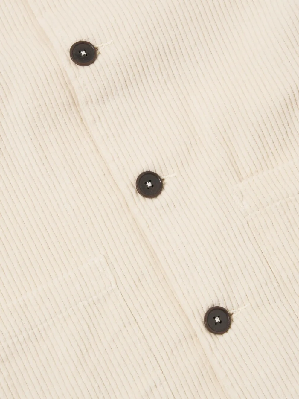 Universal Works Jack met ribfluwelen zak Beige
