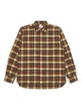 Universal Works check button-down shirt - Yellow