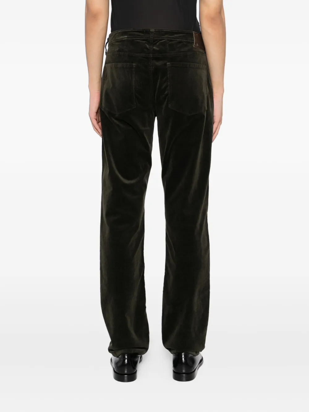 PAIGE Federal straight broek Groen