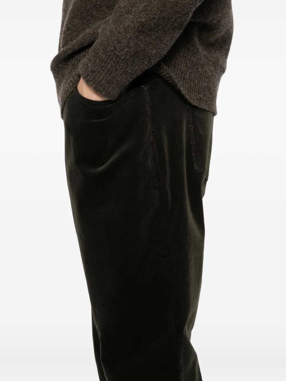 PAIGE Federal straight broek Groen