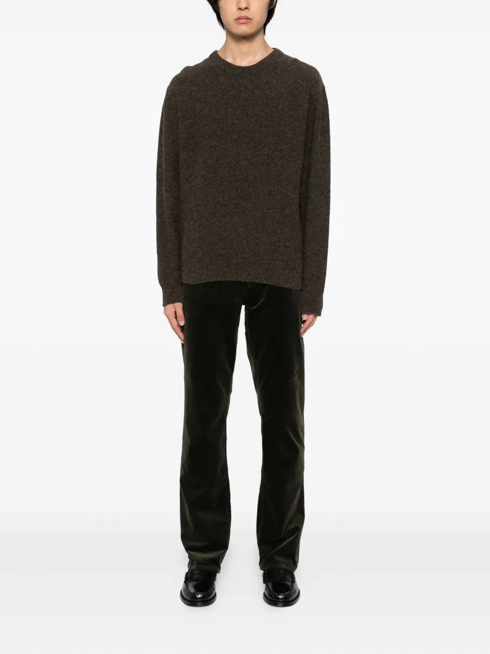 PAIGE Federal straight broek - Groen