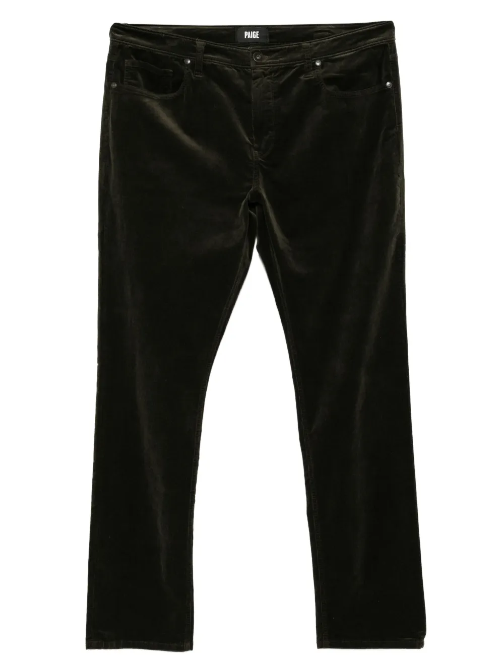 PAIGE Federal straight broek Groen