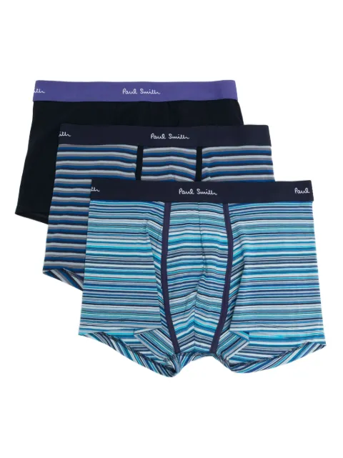 Paul Smith pack de tres bóxeres con logo