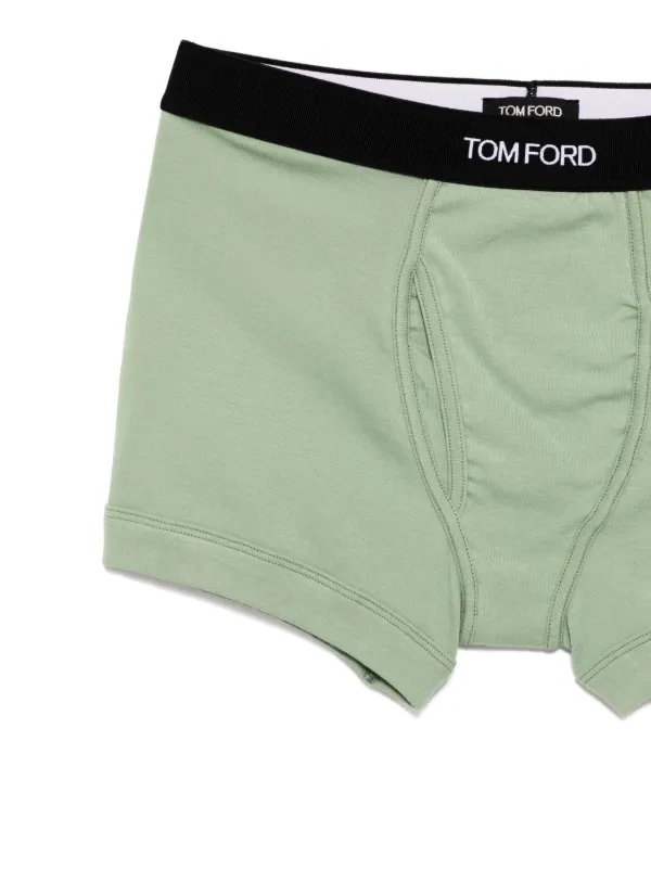 TOM FORD ロゴ ボクサーパンツ | グリーン | FARFETCH JP