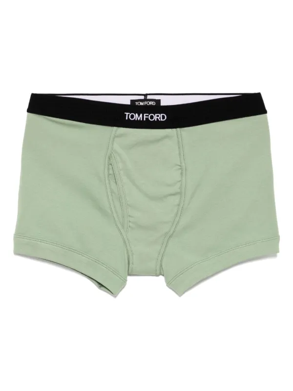 TOM FORD ロゴ ボクサーパンツ | グリーン | FARFETCH JP