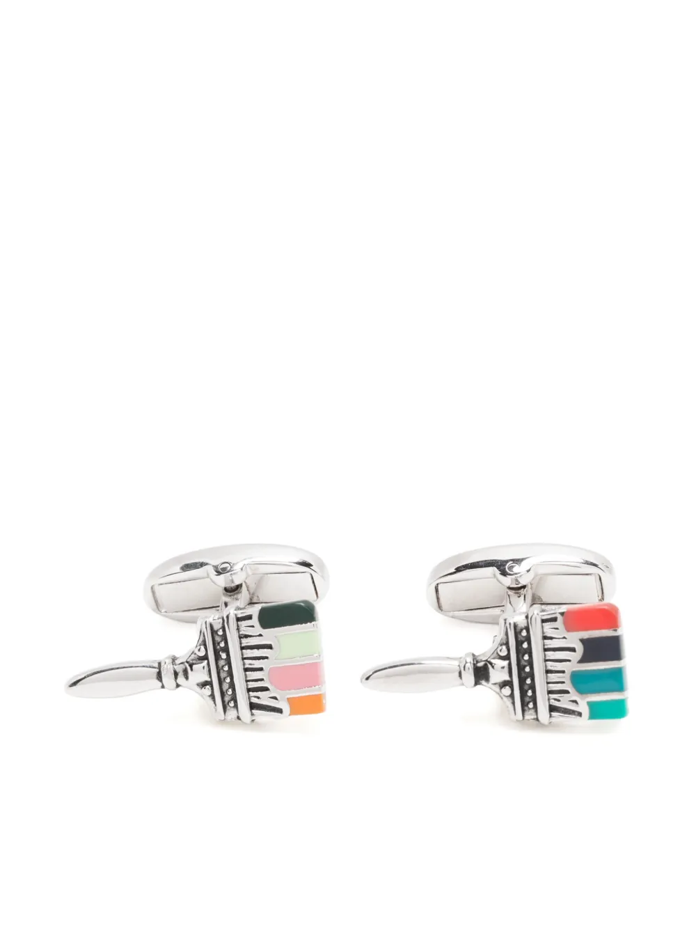 Paul Smith Artist Paintbrush cufflinks | Silver | Image 1