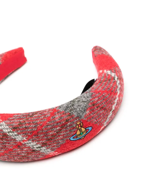 Vivienne Westwood Tartan Plaid Headband Vivienne Westwood Accessories Wool Tartan Headband | Cruise  main image 4