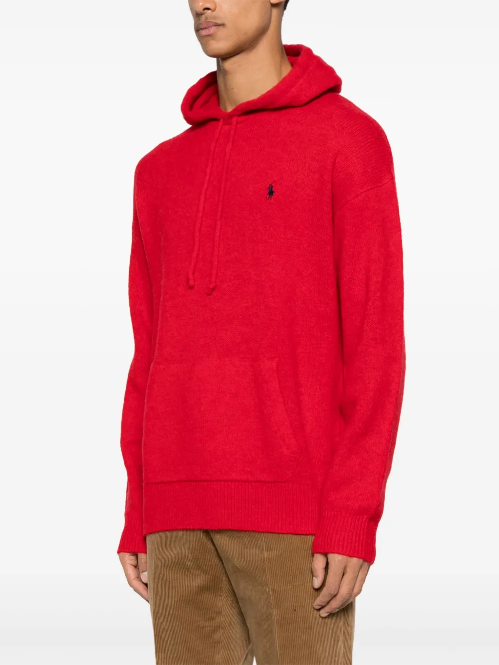 Polo Ralph Lauren Hoodie met Polo Pony-borduurwerk Rood