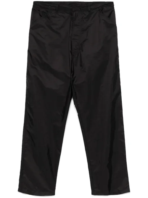 Pantalon à logo triangulaire - Prada - Modalova