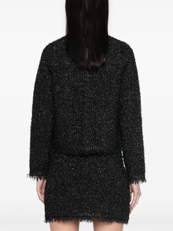 【関税込み】gucci Lame blazer Gucci Lamé Jacket | Black | FARFETCH
