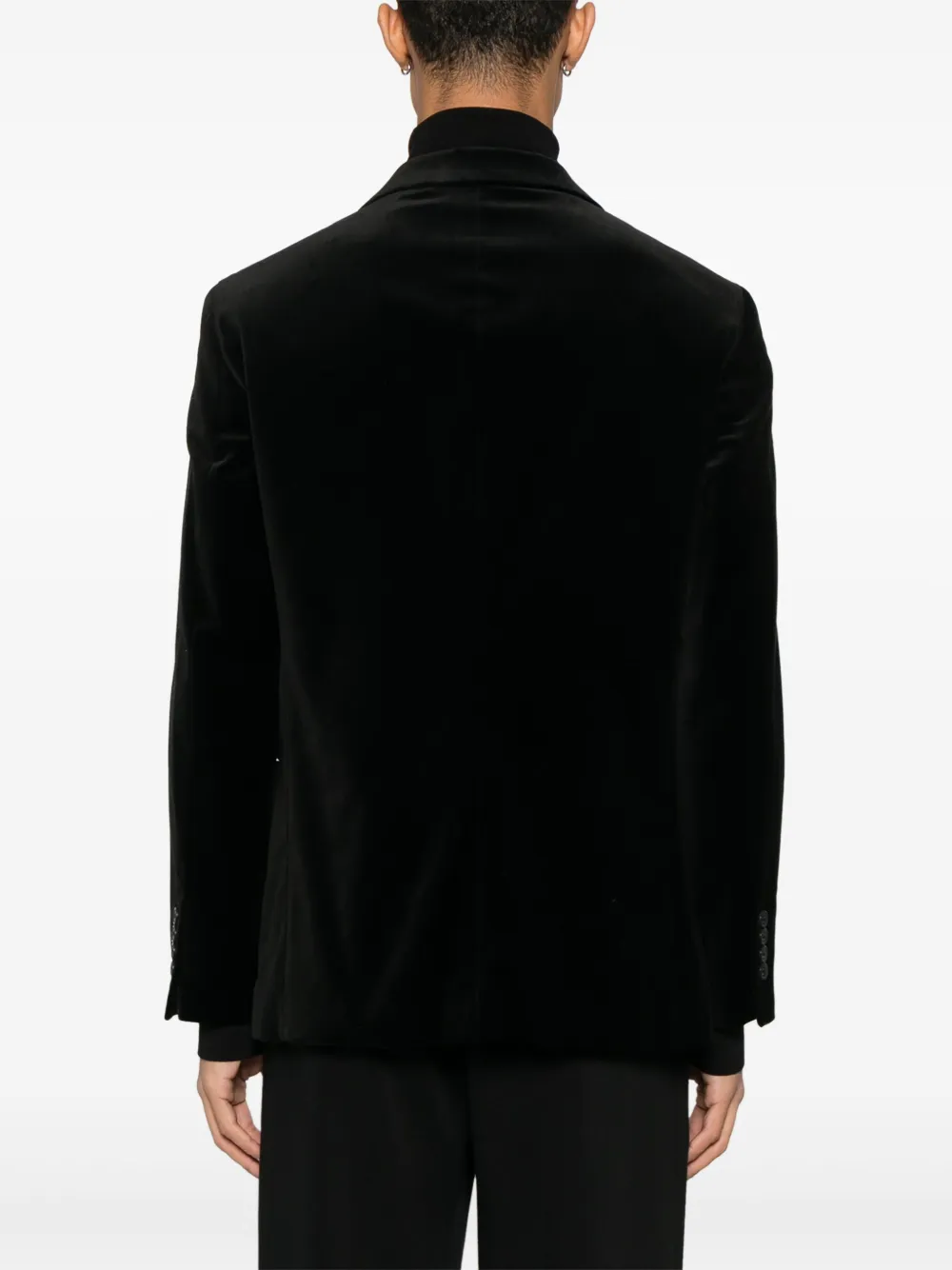 Polo Ralph Lauren Fluwelen blazer Zwart