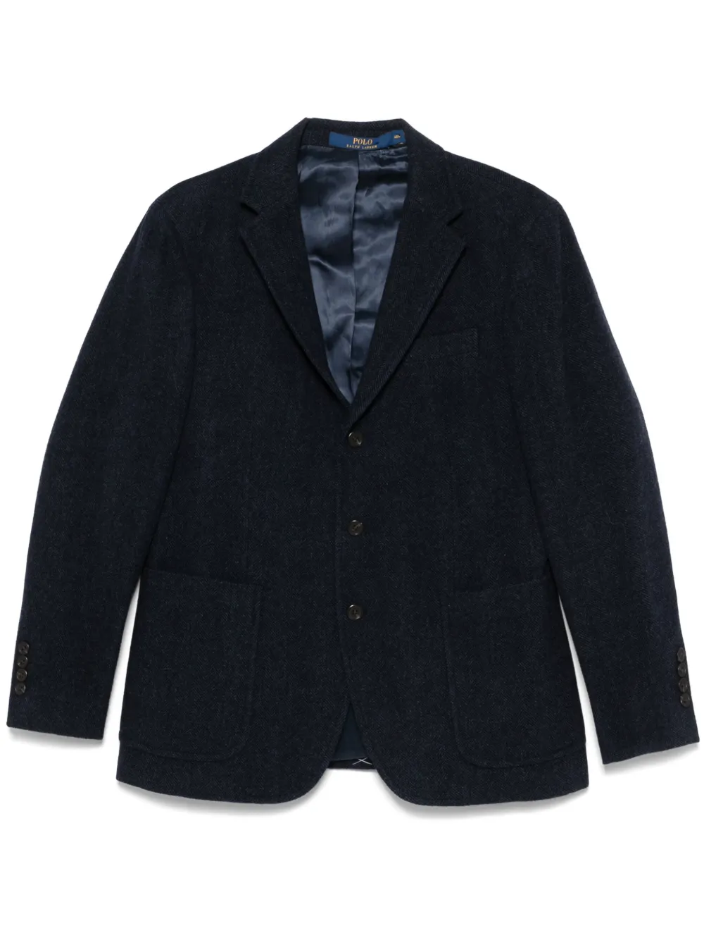 Polo Ralph Lauren Blazer met visgraatpatroonn Blauw