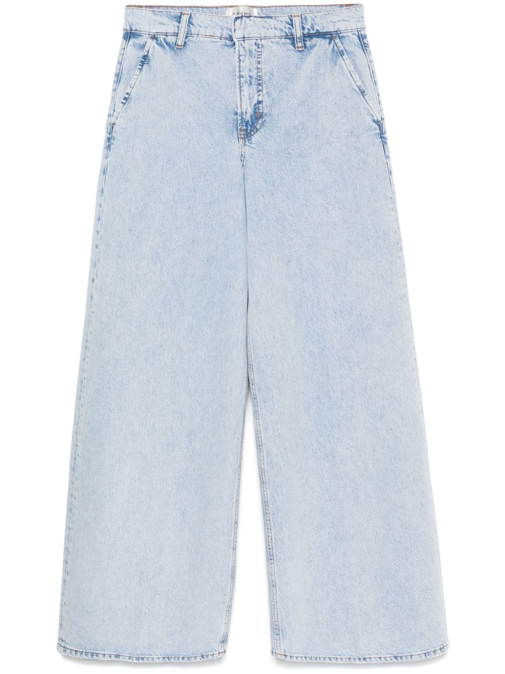 FRAME Jeans met wijde pijpen Blauw