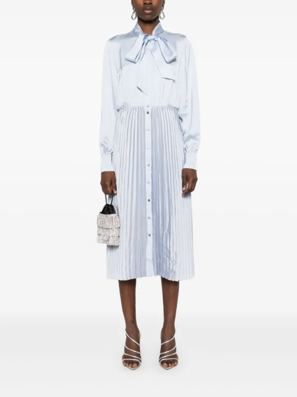 karl lagerfeld blue and white dress Karl Lagerfeld