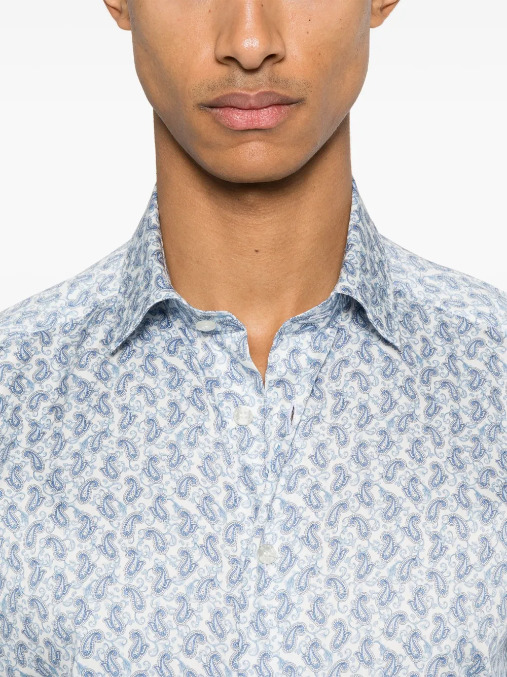 ETRO Overhemd met paisley-print Wit