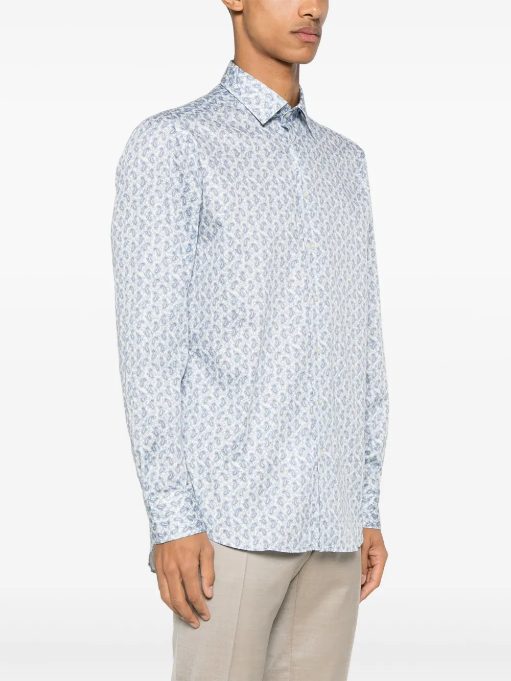 ETRO Overhemd met paisley-print Wit