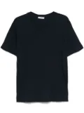 Boglioli slub-texture T-shirt - Blue