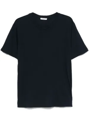 LEMAIRE patch-pocket Crewneck T-shirt | Black | FARFETCH KW