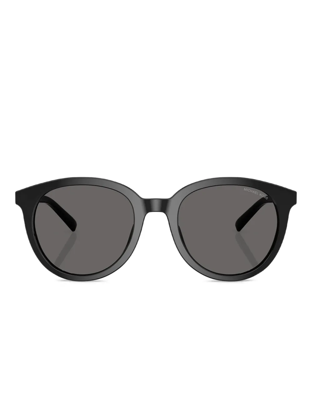 Michael Kors Big Bend Sonnenbrille mit rundem Gestell - Schwarz