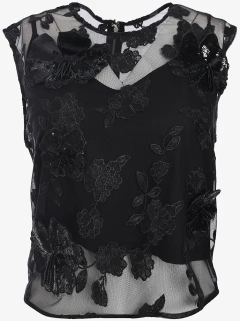 ROTATE BIRGER CHRISTENSEN mesh flower top