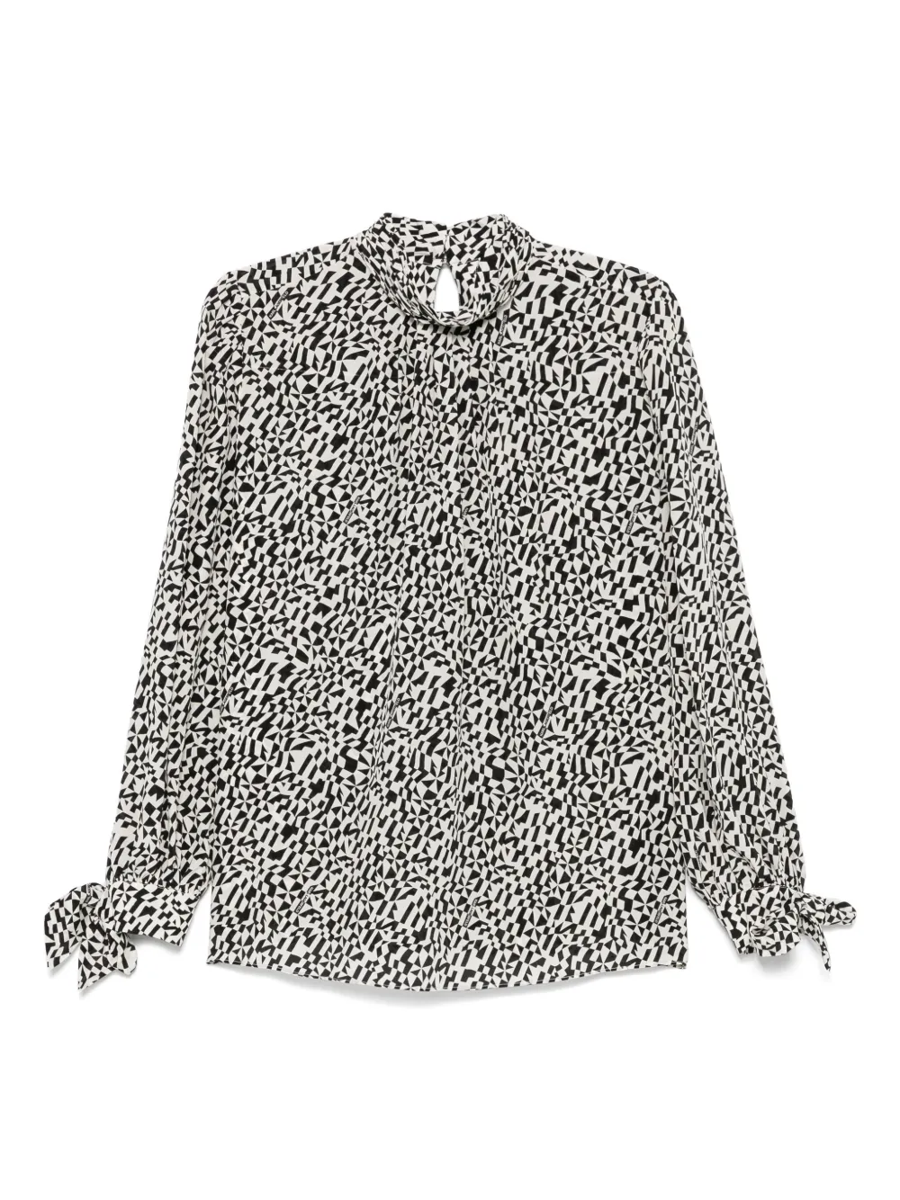 Karl Lagerfeld Zijden blouse Wit