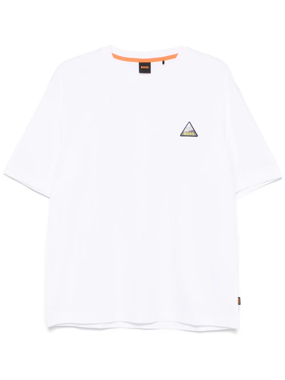 BOSS playera con parche del logo | blanco | Image 1