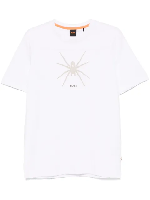 BOSS seasonal-print cotton T-shirt