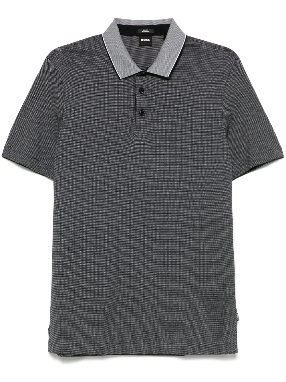 BOSS playera tipo polo con cuello en contraste | azul | Image 1