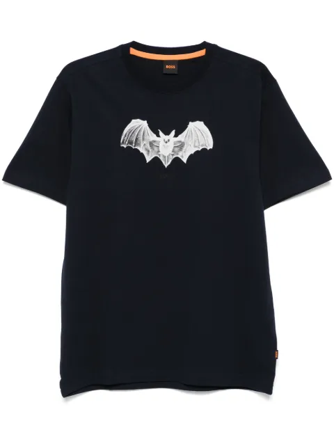 BOSS seasonal-print cotton T-shirt