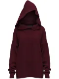 Maccapani knitted hoodie - Red