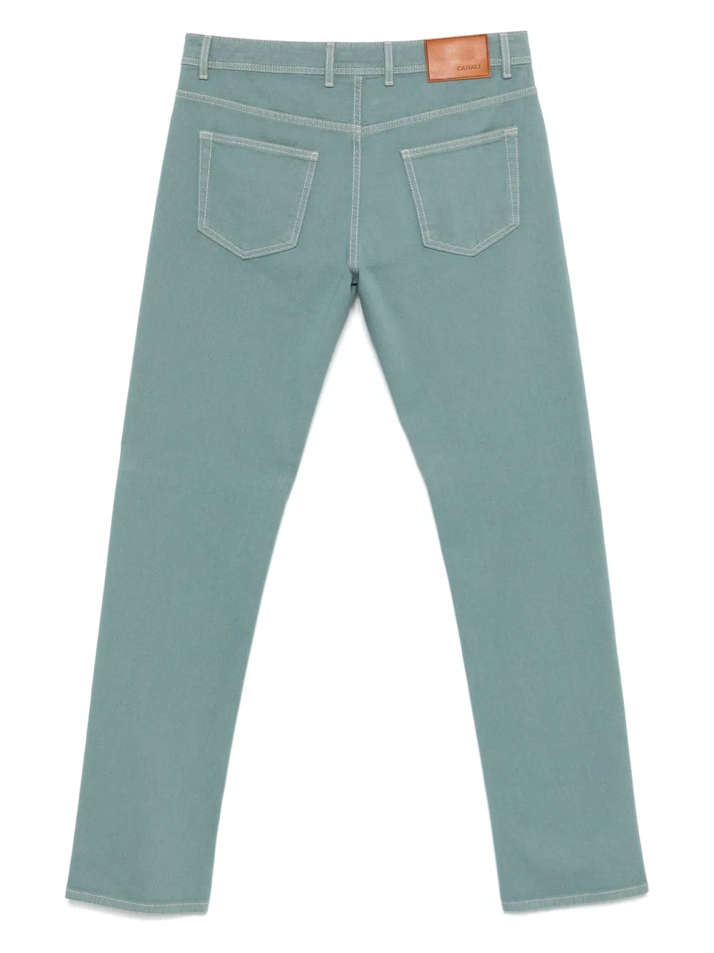 Canali Straight jeans Blauw