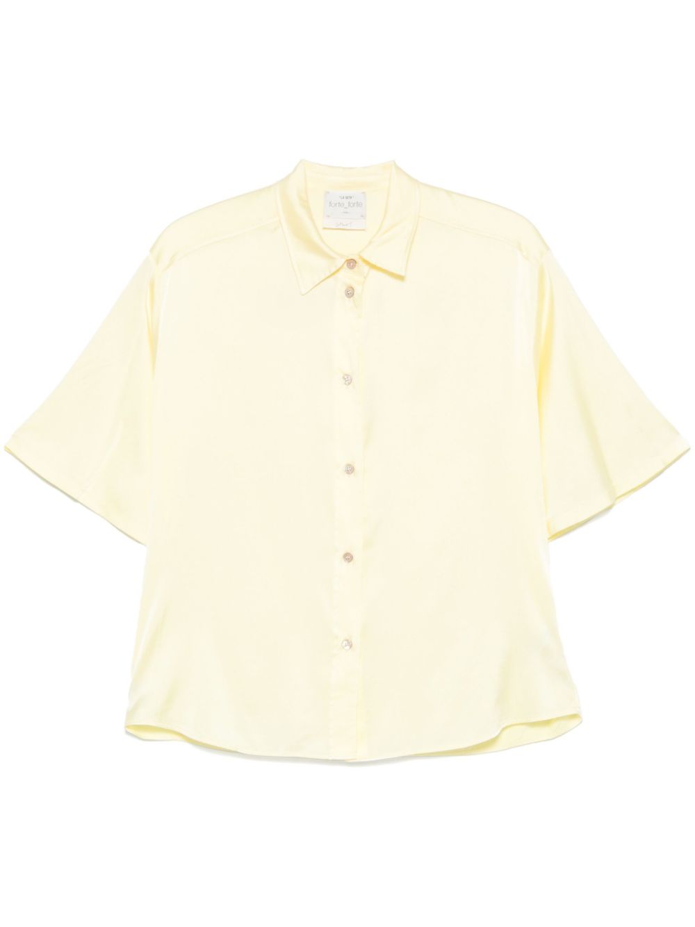 Forte Forte satin shirt - Yellow