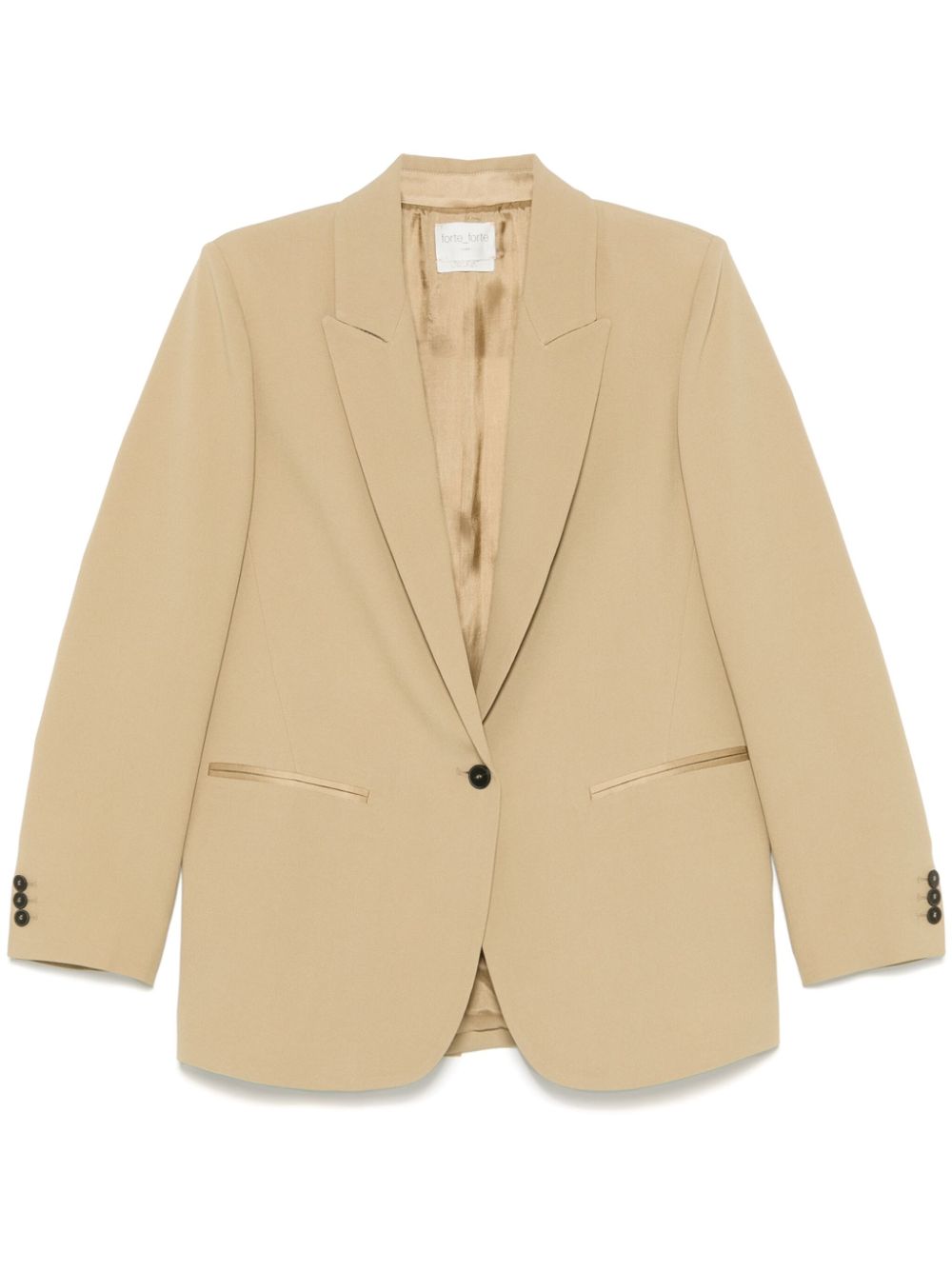 Forte Crêpe blazer Beige