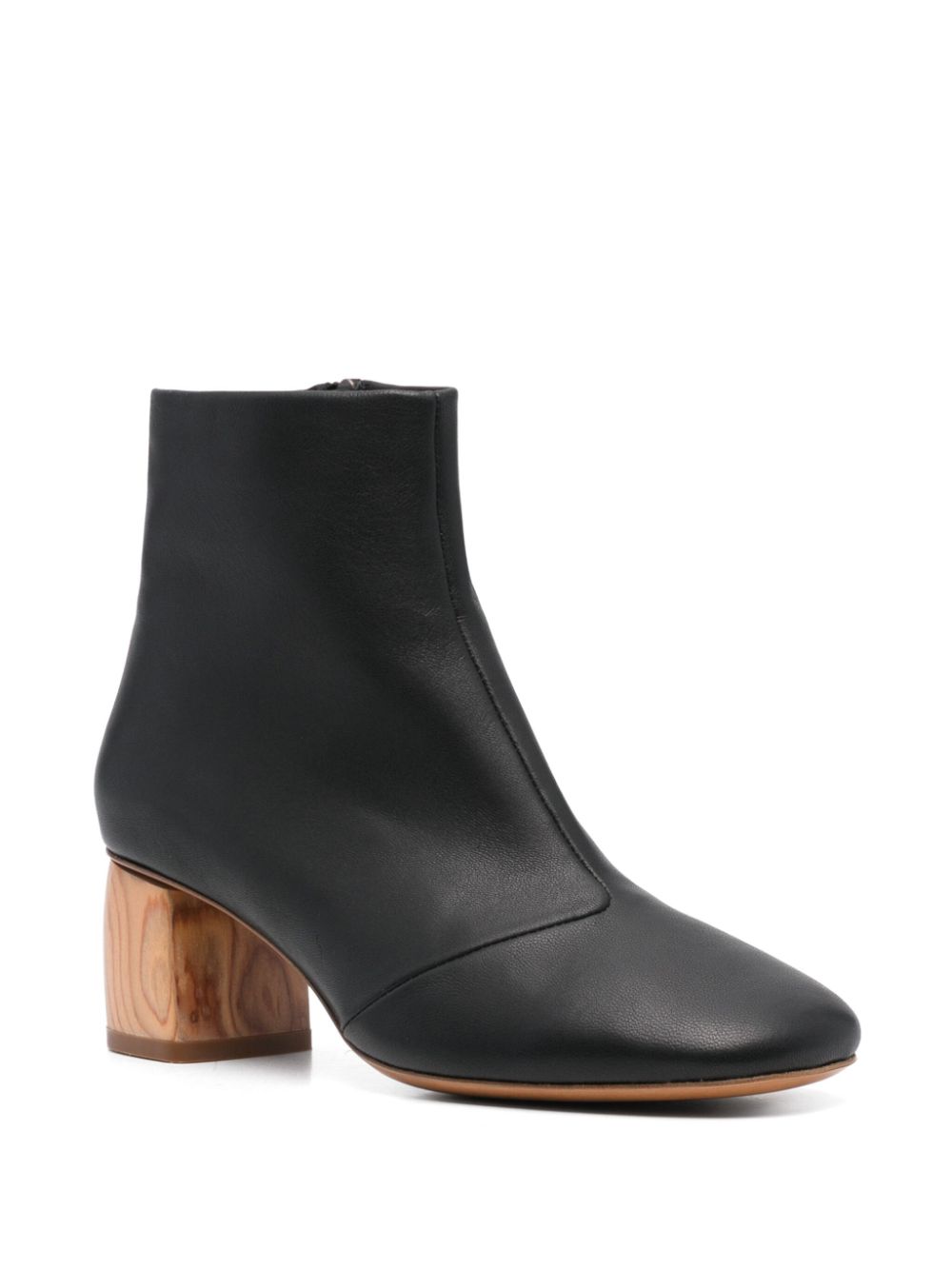 Forte Forte leather ankle boots - Zwart