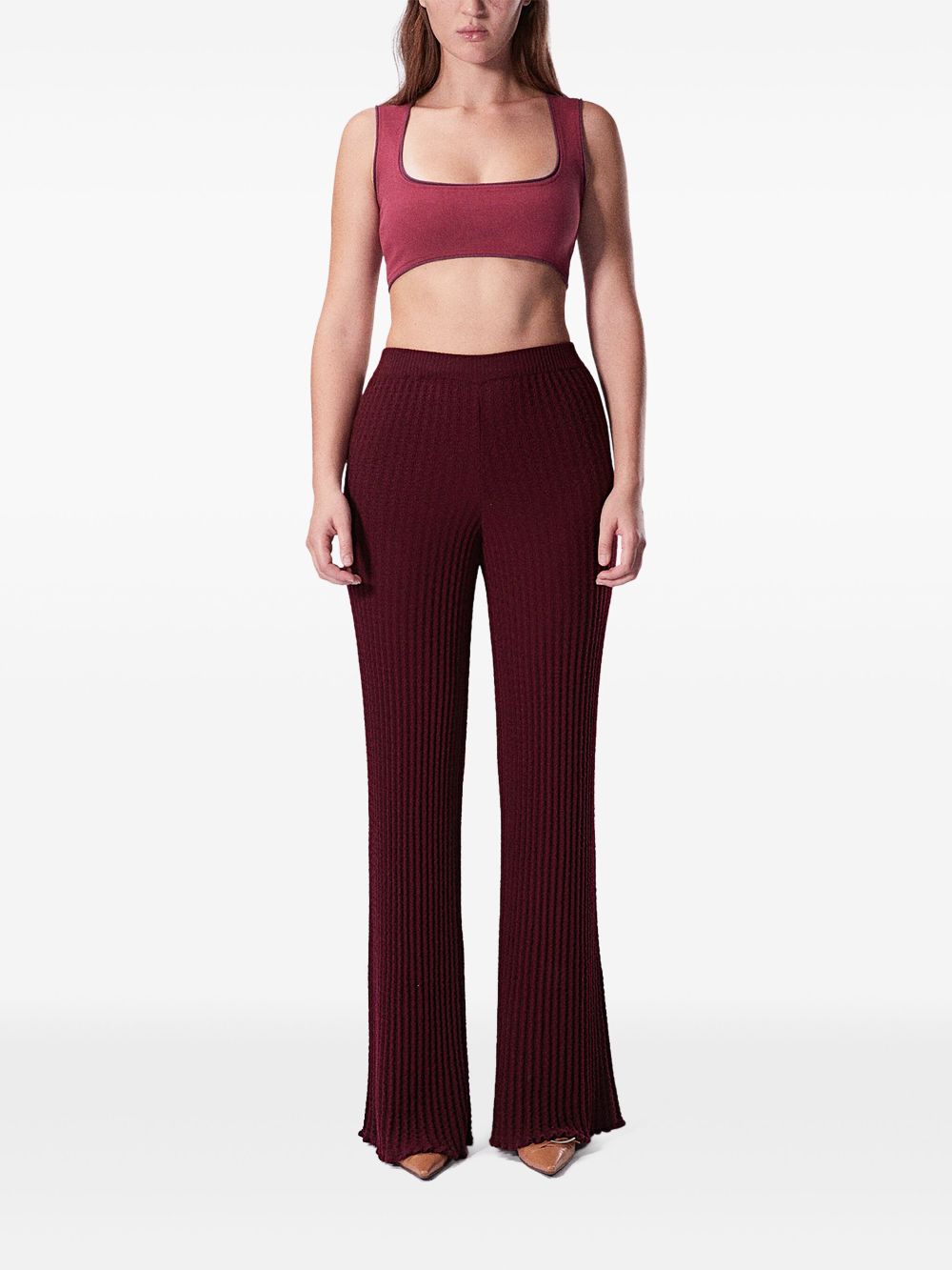 Margherita MACCAPANI Bouncy broek - Rood