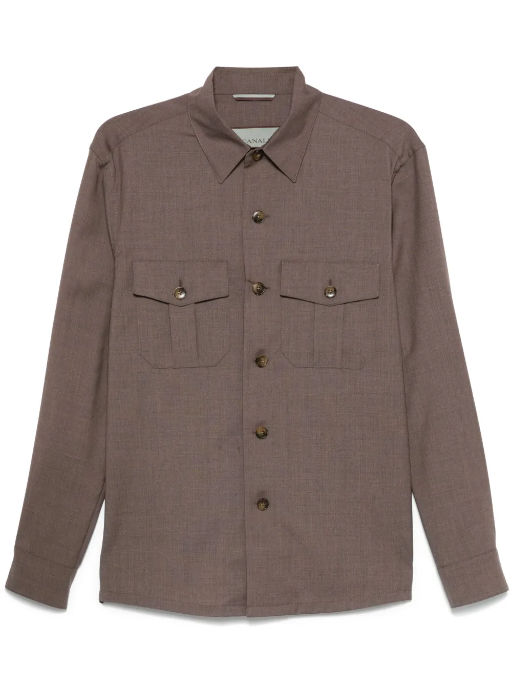 Canali camisa con botones | marrón | Image 1