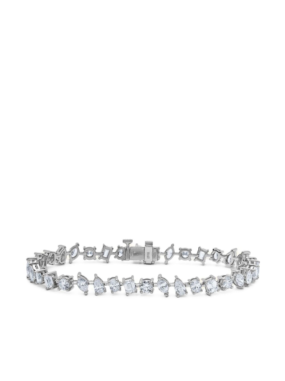 Jewels Aficionado 18K white gold Nova diamond bracelet - Silver