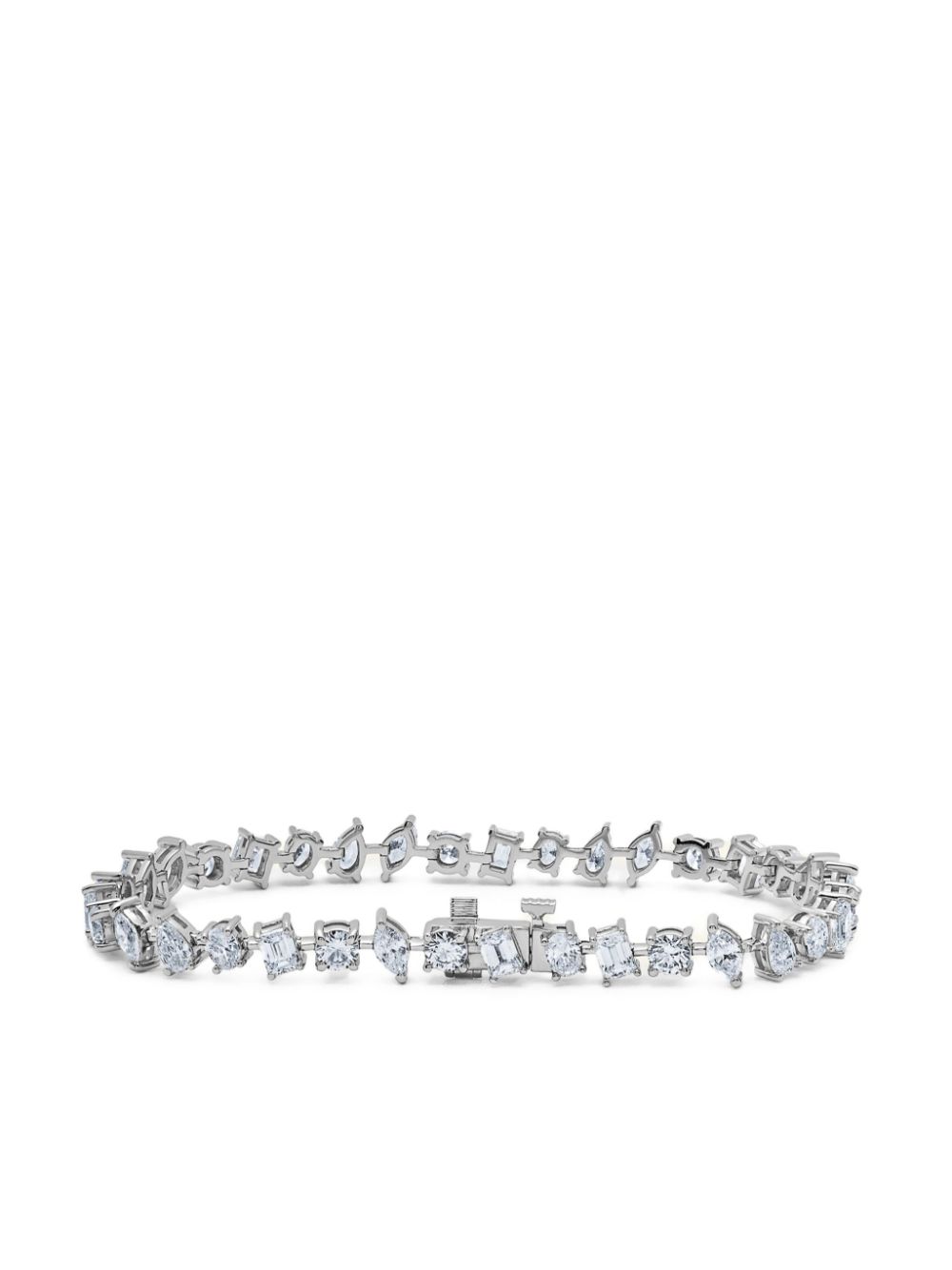 Jewels Aficionado 18K white gold Nova diamond bracelet - Silver